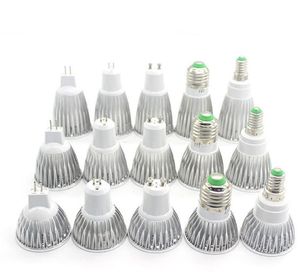 2021 ampoule LED projecteurs à intensité variable lampe COB 110V 220V 120 Angle aluminium GU10 E27 GU5.3 MR16 lumières blanc chaud froid DC12V Epacket