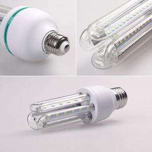 2021 LED maïs ampoule U spirale forme 85-265V 3000K/6500K 3W 5W 7W 9W 12W 18W 24W 32W lumières à économie d'énergie pour la maison