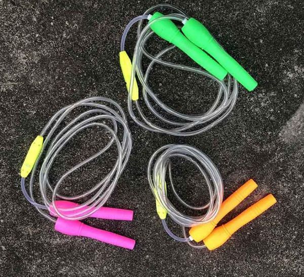 2021 LED corde à sauter lumineuse enfants corde à sauter colorée clignotant corde à sauter exercice enfants Fitness Sports