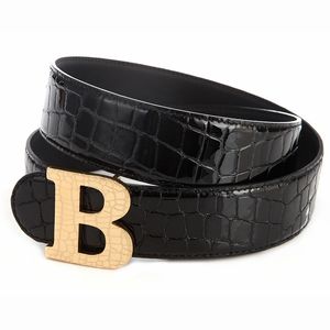 2021 Letter Top Leather Cowskin Riem Luxe Letter B Business Casual Riem Luxe Merk Riemen voor Mannen Dames Unisex Fashi