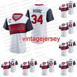 Maillot classique de la Petite Ligue 2021 Zach Plesac Harold Ramirez Shane Bieber Josh Naylor Daniel Johnson Bobby Bradley Logan Allen Ernie Clement