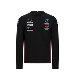 2021 T-shirt à manches longues Club personnalisé vêtements formule F 1 course costume équipe T-shirt personnalisé même Style261A