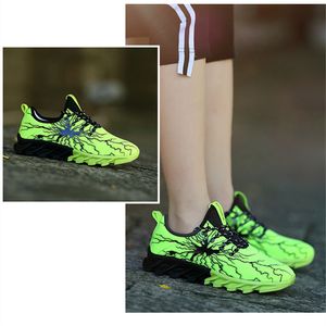 2021 Lage sokken Running Schoenen Zwarte Moire Multi Camouflage Surface Dikke Soleed Koreaanse versie Herenmode Popcorn Soft Soles Sport Reizen Mannen Sneaker 36-48 # A0008