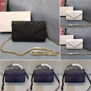 2021 luxe designer handtas naad lederen dames tas ketting schoudertas hoge kwaliteit flap tas in verschillende kleuren