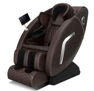 Silla de masaje de lujo 2021, diseño de bola de amasado Shiatsu automático, silla eléctrica de gravedad cero calentada para el cuidado del cuerpo en el hogar, sillas 4D R5-2C