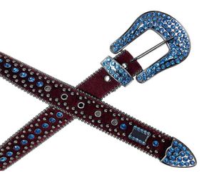 2021 Luxe Hommes Femmes Ceintures Wtern Diamant Clouté Ceinture Cowboy Bling Rhinton Ceinture pour enfants 5393509