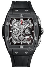 Montre de luxe carrée pour hommes, montres de styliste de haute qualité, mode batterie, mouvement, remontage automatique, sport mécanique SS