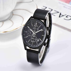 2021 Montres de luxe pour hommes Tous les pointeurs fonctionnent chronographe fonctionnel montre à quartz bracelet en acier inoxydable étanche designer stop233t