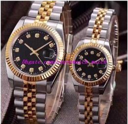 2021 luxe hommes femmes amoureux Couples Style 28mm/36mm classique mouvement automatique mécanique dame montres-bracelets