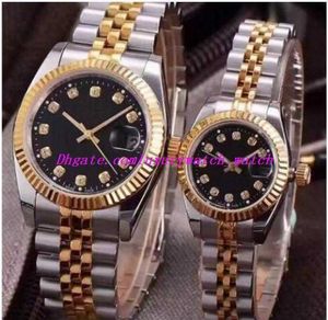 2021 Luxe Mens Dames Liefhebbers Koppels Stijl 28mm / 36mm Klassieke Automatische Beweging Mechanische Lady Horloges