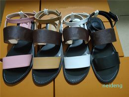 2021 Luxury Womens Sandals Designer Casual Shoe Summer Outdoor Beach Dames Brand Sandale High Quality Platform Shoes Arcade Non-Slip