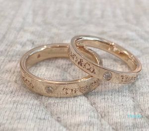 2021 luxurys designers couple ring with clear lettering, fine workmanship, full personality, engagement jewelry box, gold and silver gifts g