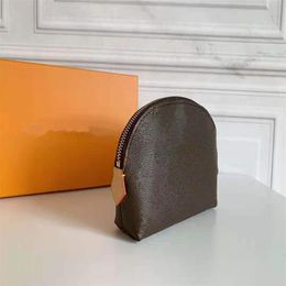 2021 Bolsas de maquillaje Diseñador Bolsa de aseo Pequeño Cosmético Mujeres Monedero Diseñadores Casos Maquillaje Bolsa Lady Travel-Bags Clutch Bolsos P286U