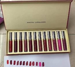 2021 MAVALUP LIP GLOSS 12COLOR SET MAQUAGLAGE Brand Maquillage MATTE LIPGLOSS SET262Z6900661