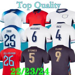 2024 MEAD camiseta de fútbol KANE STERLING RASHFORD SANCHO GREALISH MONTE FODEN SAKA 23 24 25 camiseta de fútbol nacional de Inglaterra portero hombres niños kit conjuntos uniforme