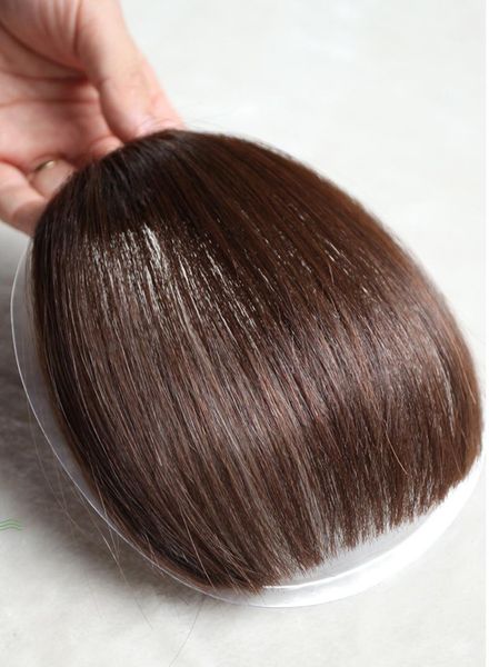 2021 Manga flequillo Jurly cabello cara redonda natural invisible cejas sin costuras en Qi flequillo aire flequillo salida de fábrica