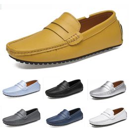 2021 Hombres zapatos casuales EMPRADRILLES Easy Triple Blanco Brown Brown Plateado Castaño Rojo zapatillas de zapatillas para caminar al aire libre 39-46 Veinticinco