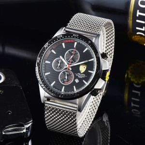 2021 Men's 6-Noedle Scanning Second Mesh Strap Sports and Leisure Quartz Watch