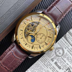 2021 Casual mechanisch herenhorloge met zes naalden