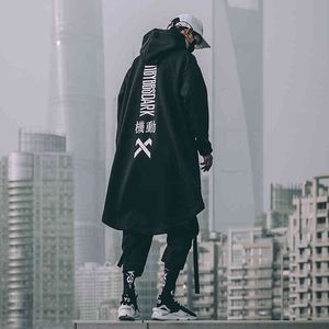 2021 Ropa de hombre Harajuku sudadera con sudadera con capucha Streetwear de gran tamaño oscuro hombre oscuro
