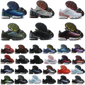 Hommes Chaussure PLUS TN 3 III Chaussures De Course TN3 Parachute Sunset Rouge Bleu Triple Noir Blanc Or Cool Gris Tuned Mode Hommes Femmes Runer Sneakers