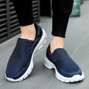 2021 mannen vrouwen loopschoenen zwart blauw grijs mode heren trainers ademend sport sneakers maat 37-45 Wij