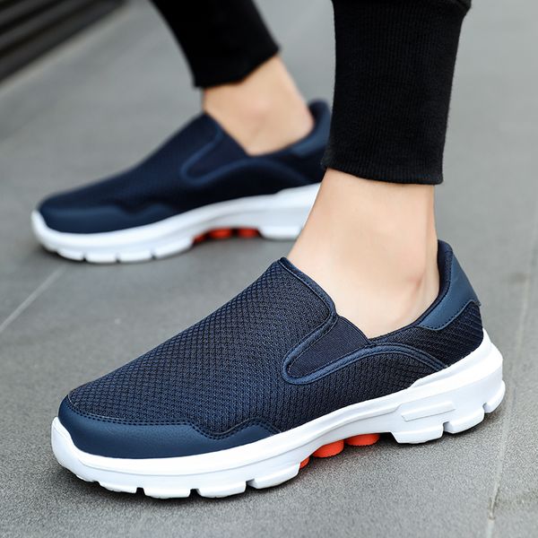 2021 hombres mujeres zapatos para correr negro azul gris moda para hombre entrenadores transpirables deportes zapatillas de deporte tamaño 37-45 wt