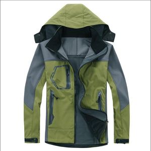 Manteaux de luxe pour hommes, vestes d'hiver décontractées, coupe-vent d'extérieur, couleur unie, veste à capuche, 2023