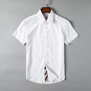 2021 camisas de algodón para hombre negro blanco a rayas camisa de vestir de manga larga primavera otoño hombres negocios #38