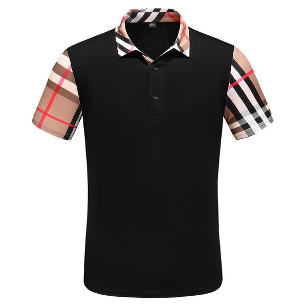 2021 Mens Designer Polos Marque petit cheval Crocodile Broderie vêtements hommes tissu lettre polo t-shirt col t-shirt décontracté tee shirt tops @ 30