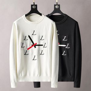 2021 Diseñador para hombre Suéter Impresión de letras Diseñador italiano Mujeres Hombres Suéteres Alta calidad Casual Ronda Manga larga Bordado blanco Sudaderas con capucha camiseta