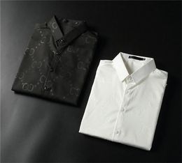 2021 Heren Shirt Luxe Designer Mode Trend Draag Lange Mouw Business Casual Merk Spring Slimming M-3XL # 50