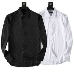 2021 Heren Overhemd Luxe Ontwerpers Herenkleding Casual zakelijke Shirtsa Klassieke Man Overhemden Mannen Lange Mouw Merk Mode Lente M-3XL #012