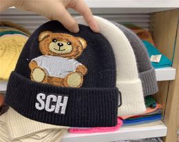 2021 Heren Damesontwerper Kasjmier emmer hoed Winterbreien Ontwerpers Caps Hoeden Heren Beanies Casquette Bear Patroon Bonnet Knit 5157408