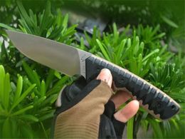 2021 Miller Bros M27 Vaste mes Mes Heavy Duty Style EDC Tactical Combat Survival Camping Messen met Lederen Schede Scabbard Tools