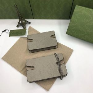 Zuolan Mini Fashion Vérine en cuir authentique Sac à bandoulière 16,5 cm et 19 cm Lettre sacs à main change de portefeuille Classic Femmes Crossbody Sacs de soirée avec boîte 476432