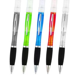 2021 Mini Sproeier Desinfectie Pen Metalen Clip Lege Tube Hervulbare Parfum Alcohol Hand Sanitizer Spray Pen