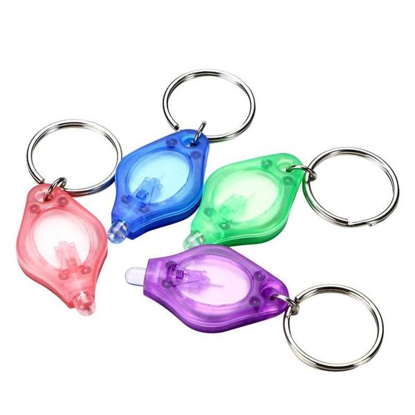 2021 Mini Torche Porte-clés PK Porte-clés Lumières LED Blanches UV LED Ampoules 2 Micro LED Porte-clés Lampe De Poche Mini Lampe