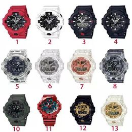 2021 modèle étanche montre-bracelet pour hommes Sport double affichage GMT numérique LED reloj hombre armée militaire montre relogio mascul225u