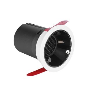 2021 Projecteur à led moderne pour la décoration d'éclairage d'hôtel dans un boîtier de downlight réglable à réflecteur coloré avec module COB Ampoule Gu10 MR16