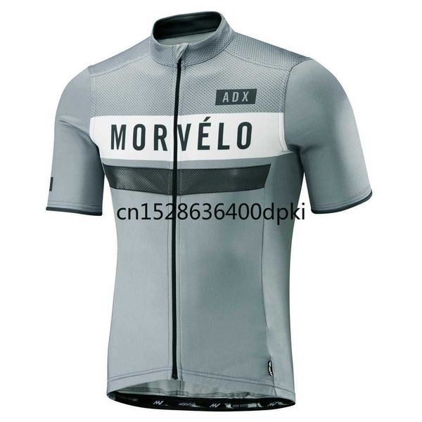 2021 MORVELO nieuwste pro -team fit heren voor heren in de zomer korte mouw fietsentruien fietsen jerseys shirt met korte mouwen H1020