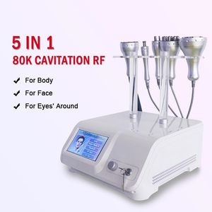 2021 Multifonctionnel 80K LIPO LIPO LIMIÈRE BORDON DE BRÛLEUR DE BRÛLURE Minceur Minceur Cavitation avec 5 poignées pour le salon et le spa