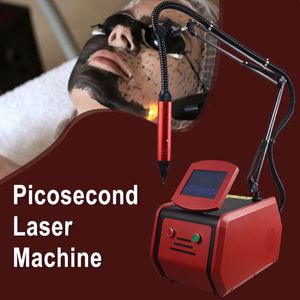 2024 Máquinas portátiles de eliminación de tatuajes con láser Nd Yag Q Switched ND YAG Laser 532 755 1064 Nm Equipo picoseound