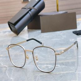 2021 NUEVO 0134O Montura de gafas para hombres Montura óptica para miopía Moda de alta calidad Baitai Ultraligero Acero de titanio puro Tamaño 286P