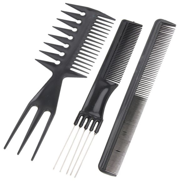 2021 nouveau 10 pièces/ensemble professionnel brosse à cheveux peigne Salon antistatique peignes à cheveux brosse à cheveux peignes de coiffure soins des cheveux outils de coiffure