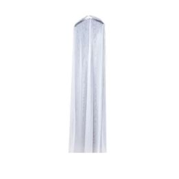 Robe de mariée en tissu doux Extra Large, 2021 cm, housse anti-poussière, pull, sac de rangement pour robe de mariée fine, vêtements pliables transparents, nouveauté 180