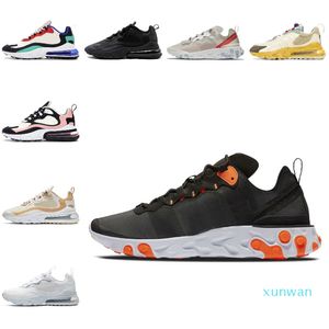 2021 NIEUWE 270 React Schoenen Trainers Vision Element Gebleekte Coral Paardensport Rechts Violet Bright Mens Womens Sports Sneakers