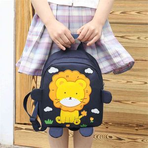 2021 nouveau 3d mignon modèle enfants sacs d'école pour filles garçon enfants sacs à dos maternelle dessin animé Animal Toddle enfants sac à dos Y1105