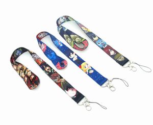 2021 New 600pcs Popular Japanese Anime Demon Slayer Lanyards Cool Neck Strap Phone Keys ID Card Holder Lanyard For Keys DIY Hanging Rope #3