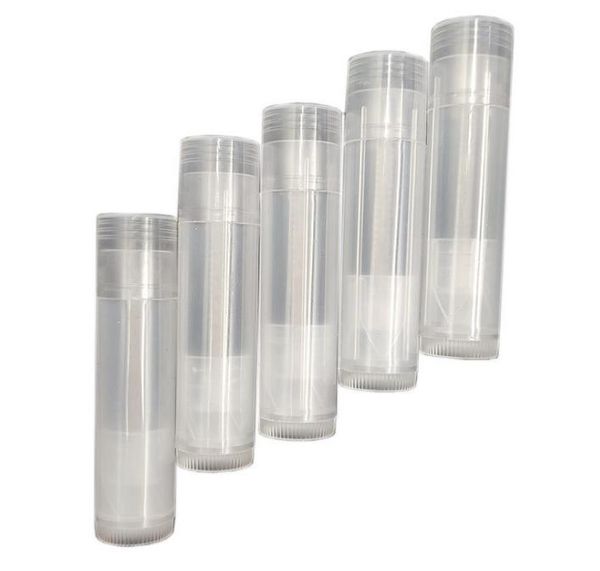 Tubes de baume à lèvres transparents vides de 5g, conteneurs transparents pour rouge à lèvres, Tubes à lèvres Cool, bouteilles rechargeables, nouveauté 2021